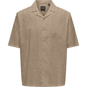 ONLY&SONS - ONSARON RLX SS CHIFFLY RESORT SHIRT - Heren Overhemden