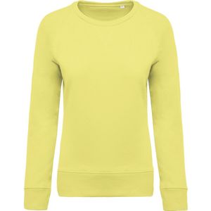 Kariban Damessweater BIO ronde hals raglanmouwen K481 - Lemon Yellow - S