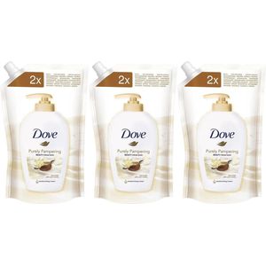 Dove - Handzeep - Navulling - Shea Butter - 500ml x 3 Voordeelverpakking