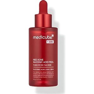 Medicube - Red Acne Succinic Acid Peel - 1 min - Acne - AHA - BHA - Serum - Reinigend - 40 g - Korean Skincare