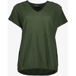 TwoDay dames top met vlindermouwen groen - Maat 3XL