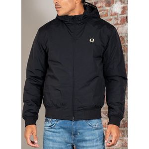 Fred Perry Hooded brentham jacket - black