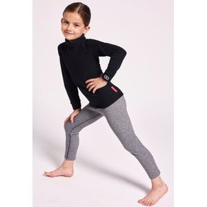 Damart - Kinder-T-shirt met col comfort Thermolactyl 5 - Kinderen - Zwart - 14ANS