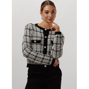 Minus Satina Knit Cardigan Blazers Dames - Zwart - Maat XL