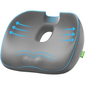 Orthopedisch Donutkussen voor Aambeien - Ergonomisch U-vormig Zitkussen voor Stuitbeen Pijnverlichting, Postpartum en Zwangerschap