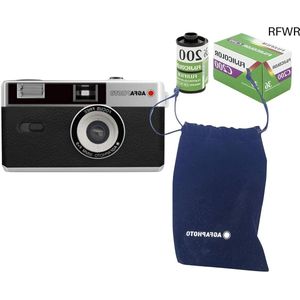 RFWR® Analoge 35mm Fotocamera met Kleur- en Zwart-Wit Filmset