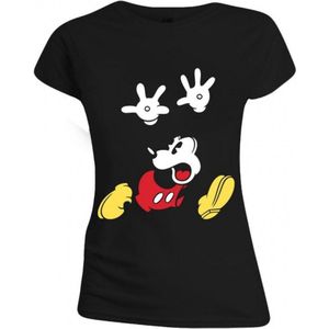 DISNEY - T-Shirt - Mickey Mouse Panic Face - GIRL (M)
