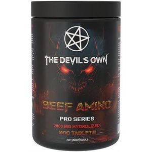 The Devil's Own | 600 tabletten | 200 servings Essentiële Aminozuren | Beef | Hydrolisaat |snel herstel | Snel opgenomen | Nutriworld