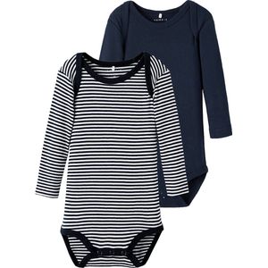 NAME IT NBNBODY 2P LS Y/D CORE NOOS Unisex Body (Fashion) - Maat 74