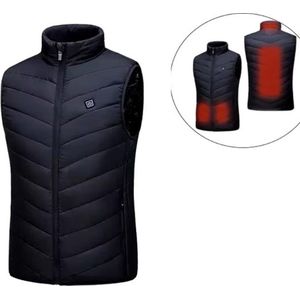 verwarmde bodywarmer - verwarmd vest - warmte vest - elektrisch verwarmd vest - verwarmde kleding - verwarmde jas - thermo vest - S