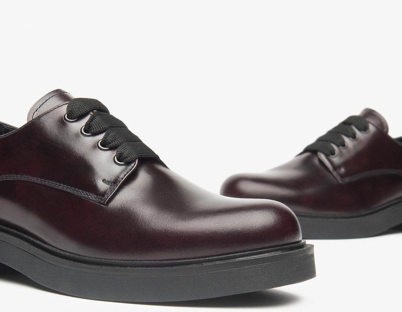 Nero Giardini - Veterschoen - Chocoladebruin - Leer - Blokhak