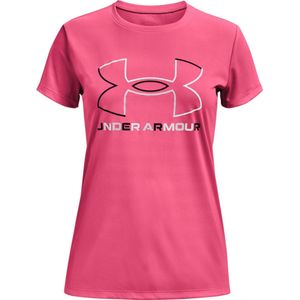 Under Armour Tech BL Solid Body SS Meisjes Sportshirt - Maat L