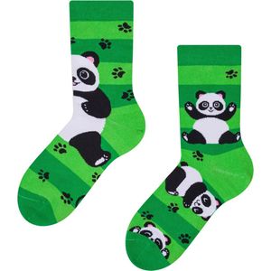 Dedoles Mismatched Kinderen Sokken - Panda en Strepen - Maat 23-26