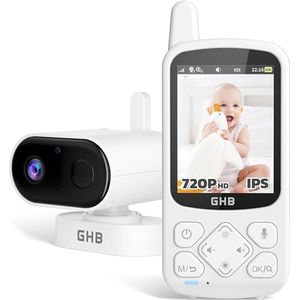 Babyfoon camera 2,8 inch met HD-resolutie en nachtzicht