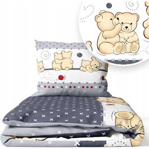 Kinderbeddengoed 135x100cm 2-delig Katoen met Rits