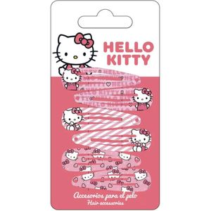 Hello Kitty haarclips, 6 stuks