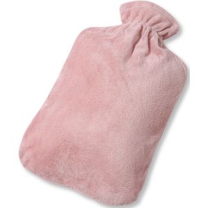 Livano Warmtekruik - Warmtekussen - Warmwaterkruik - Kruik - Met Hoes - Warmwaterzak - Knuffel - Bag - Roze
