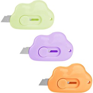 3 stuks kleine cuttermessen - voor het fijne snijwerk van karton, papier en dozen