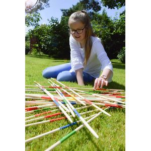 Traditional Garden Games - Garden Pick Up Sticks - XL Tuin Mikado - Buitenspeelgoed - Stokken met Lengte van 90cm