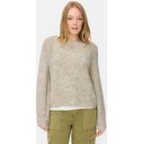 camel active - Gebreide Trui - Lichtgrijs - Ronde Hals