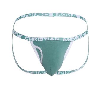 Andrew Christian Fly Jock w/ ALMOST NAKED�® Sage - MAAT S - Heren Ondergoed - Jockstrap voor Man - Mannen Jock