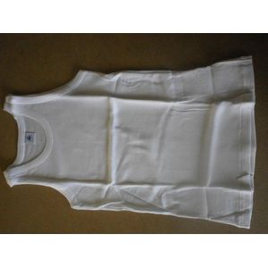 Petit Bateau - 2 Pack - Onderhemd - 1x tshirt en 1x singlet - Wit lijntje - 10jaar 138