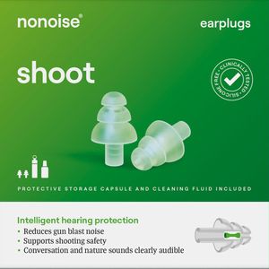 Nonoise - Shoot - Oordoppen - 1 paar - Transparant