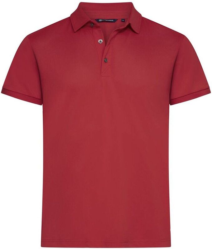 Cutter & Buck Virtue Eco Polo Solid Heren 354434 - Rood - S