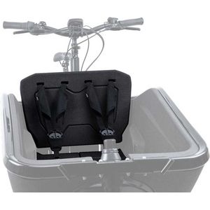 CUBE Cargo Seat - Zitje voor de CUBE Cargo Bike - 2 driepuntsgordels met magnetische Fidlock-sluiting - DIN 79010 - Zwart