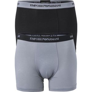 Emporio Armani Boxers Boxers 2-pack Heren - Zwart-Grijs - S