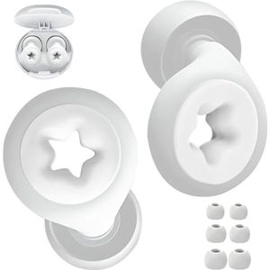 Zachte Oordoppen om te Slapen - Herbruikbare Silicone Gehoorbescherming met 8 Opzetstukken in S/M/L - Geluidsreductie tot 24 dB
