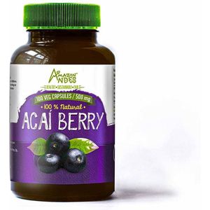 Amazon Andes - Acai Capsules - Krachtige Antioxidant - Natuurlijke bron van resveratrol-100 x 500 mg