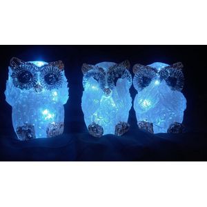 starwolf, lampjes uiltjes, horen zien en zwijgen, lichtbruin, geschenk, decoratie