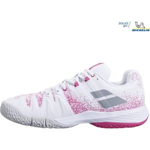 Babolat Sensa dames padelschoen - wit/roze - maat 40