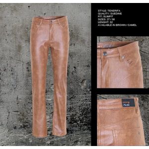 New Star dames broek suede Tenerifa camel - maat 36
