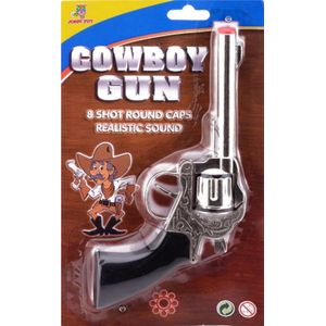 Johntoy - Cowboy - Pistool - 8 Schots