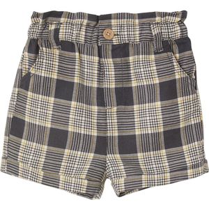 Vertbaudet - Meisjesshort - Ruitjes - Elastische Tailleband