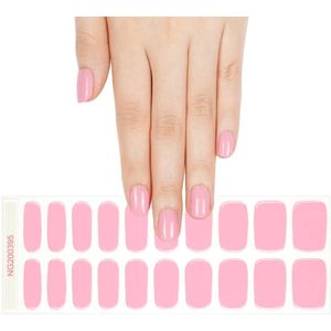 Gel Nail Wraps – Gel Nagel Wraps – Gel Nail Stickers – Gel Nagel Folie - UV lamp – Soft Pink