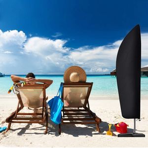Parasol beschermhoes voor zweefparasol 2 tot 4 m - waterdicht en UV-bestendig - 210D-Oxford-weefsel