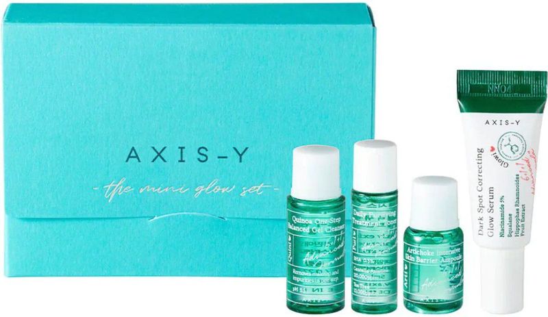 Axis-Y The Mini Glow Set - Korean Skincare - 4 Delig