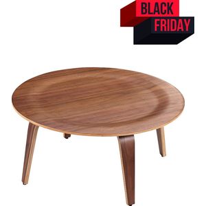 OHNO Furniture Santa Cruz Koffietafel - Salontafel, Tafel, Hout, Donker Gekleurd