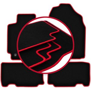 CARLUX-RED automatten voor: Toyota RAV4 IV Hybrid (2013-2019)