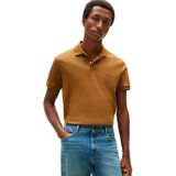 Tommy Hilfiger Liqui Seasonal Korte Mouw Poloshirt Bruin S Man