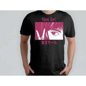 Tokyo Girl - T Shirt - Anime - AnimeLove - OtakuLife - AnimeGirl - AnimeLiefde - OtakuLeven - AnimeVerslaafd - AnimeMeisje