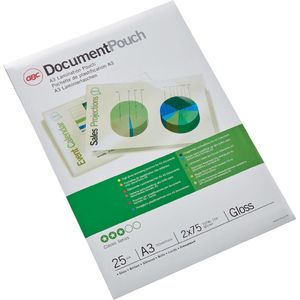 GBC - Lamineerhoes A3 - Transparant - 25 Vellen - 150 Micron