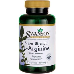 Swanson Health Super Strength L-Arginine 850mg