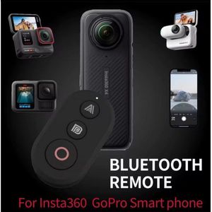 Afstandsbediening voor Insta360 -Remote control 4 Insta360 One X4 - Insta360 X5 X4 X3 X2 X R GO Ace GO3 - Afstandsbediening 4 GoPro 13 12 11 10 9 - Bluetooth controller - Gopro - Smartphone- Insta360 One X5