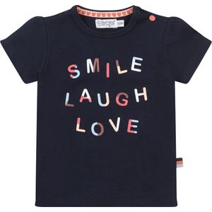 Dirkje T-shirt T-shirt Ss met Tekst Blauw