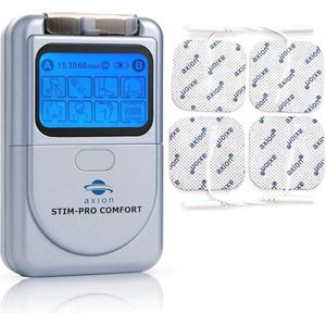 TENS apparaat voor pijntherapie - Elektrode pads en stimulatie stroom voor nek, rug, gewrichten