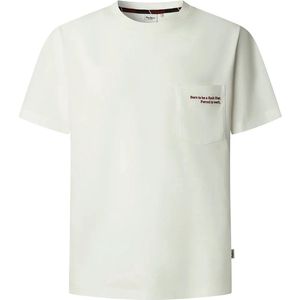Pepe Jeans Somer T-shirt Met Korte Mouwen Wit L Man